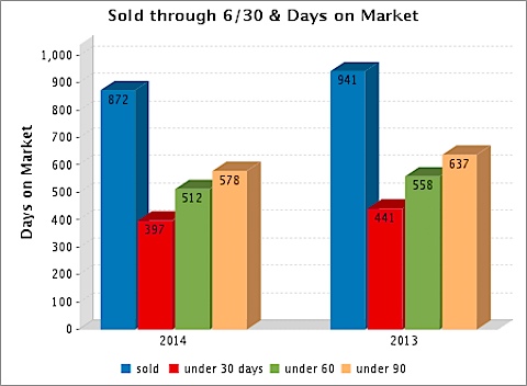 Homes sold through June 30 in Charlottesville and Albemarle