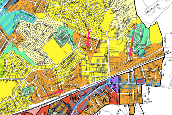 City of Charlottesville Zoning Map Re-adopted 2009_9_17_2013.
