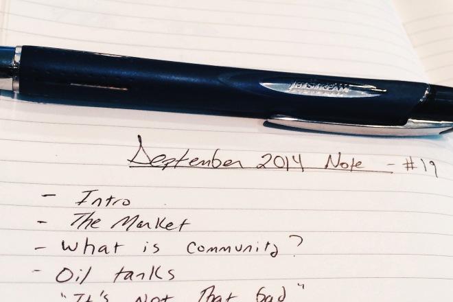 Jim Duncan's September's Monthly Note