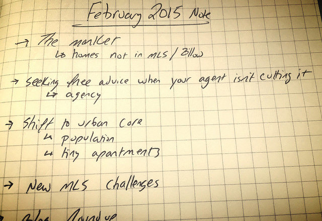 Jim Duncan monthly note - February 2015