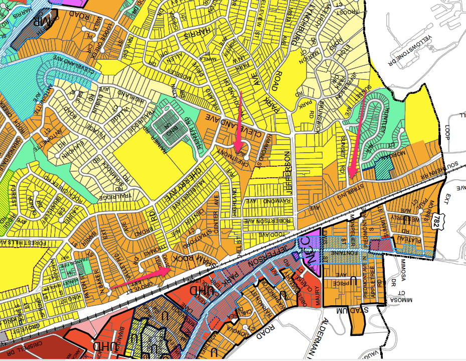 City of Charlottesville Zoning Map Re-adopted 2009_9_17_2013.