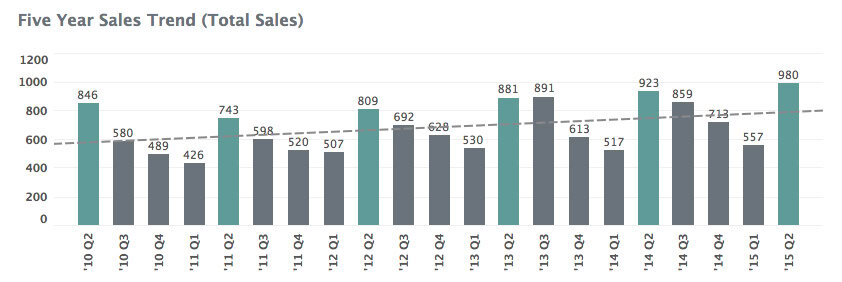 Charlottesville MSA Mid-Year Nest Report Sales Trends