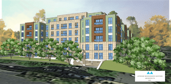 Development off High Street in Downtown Charlottesville, Courtesy Charlottesville Tomorrow