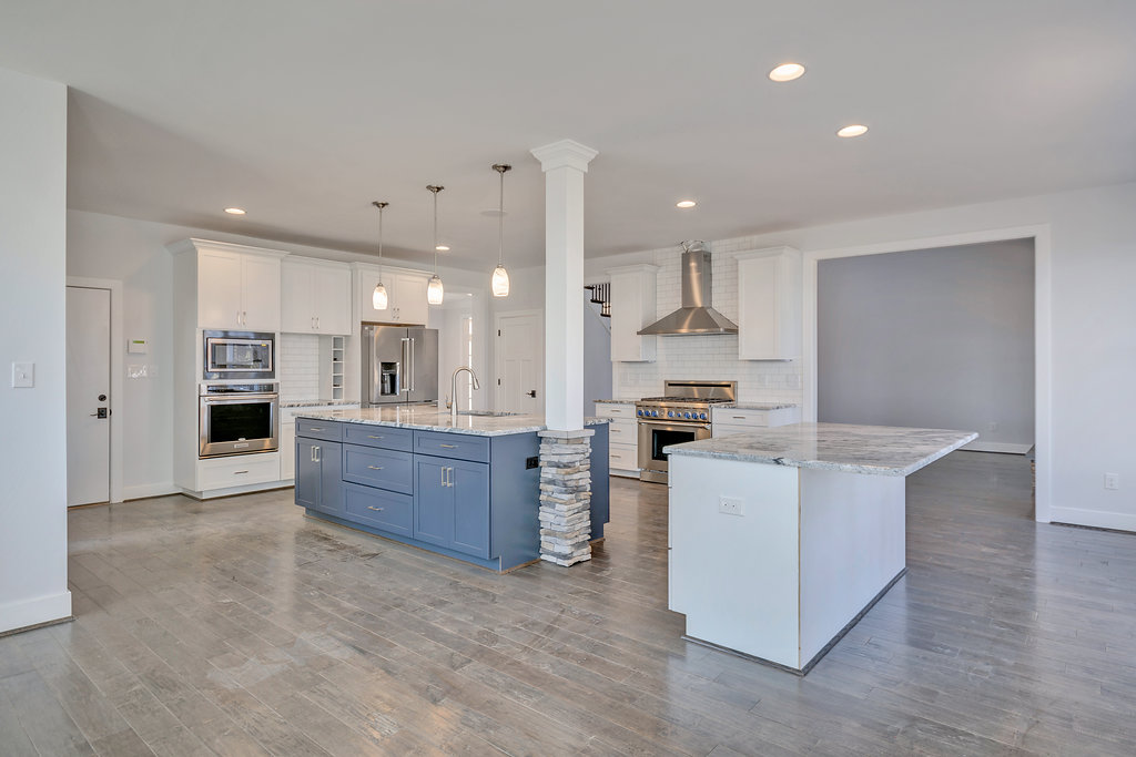 Professional photo of a new construction kitchen in Crozet