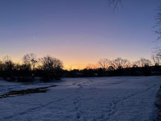 Snowy Crozet Park January 5 2022